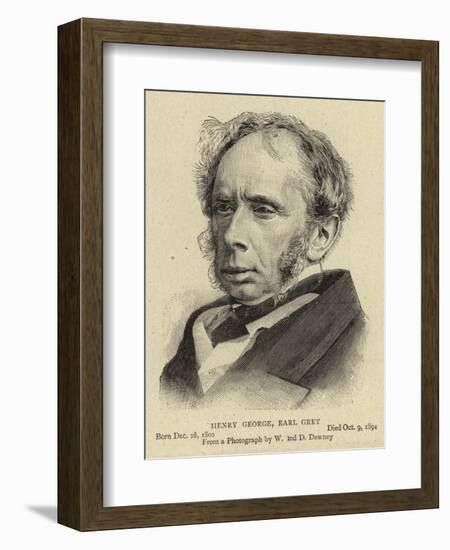 Henry George, Earl Grey-null-Framed Giclee Print