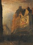 A Fire in Drury Lane by the Cock and Magpie-Henry George Hine-Giclee Print