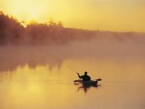 Fly-fishing in Lake Muskoka-Henry Georgi-Framed Photographic Print