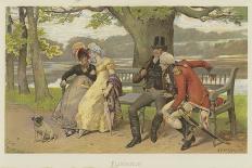 Flirtation-Henry Gillard Glindoni-Giclee Print