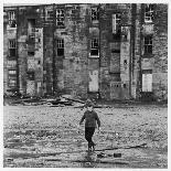 Working Class Children in Sheffield Playing in the Street-Henry Grant-Photographic Print