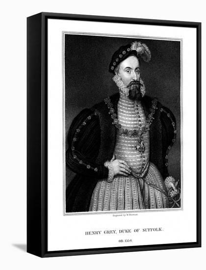 Henry Grey, 1st Duke of Suffolk, English Nobleman-W Freeman-Framed Stretched Canvas