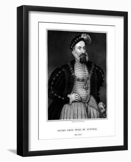 Henry Grey, 1st Duke of Suffolk, English Nobleman-W Freeman-Framed Giclee Print