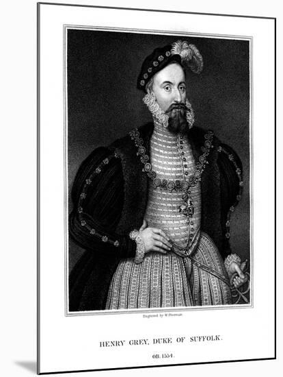 Henry Grey, 1st Duke of Suffolk, English Nobleman-W Freeman-Mounted Giclee Print