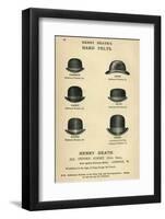 Henry Heath's Hard Felts-null-Framed Photographic Print