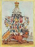 The Pillar of the State, or John Bull Overloaded, after Cruikshank in 1819, 1827-Henry Heath-Premium Giclee Print