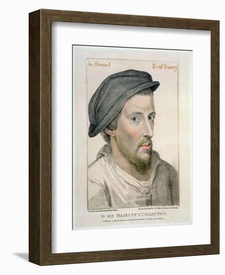 Henry Howard, Earl of Surrey-Hans Holbein the Younger-Framed Giclee Print
