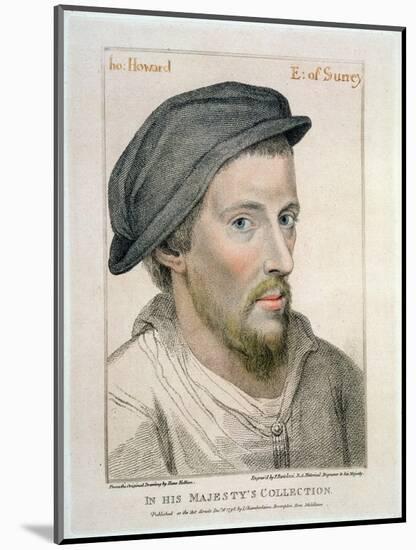 Henry Howard, Earl of Surrey-Hans Holbein the Younger-Mounted Giclee Print