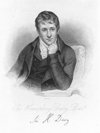 Humphry Davy, English Chemist in 1803