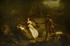Pandora, Whom the Assembled Gods, Endowed with All their Gifts...', 1834 (Oil on Mahogany Panel)-Henry Howard-Giclee Print