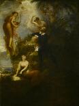 Pandora, Whom the Assembled Gods, Endowed with All their Gifts...', 1834 (Oil on Mahogany Panel)-Henry Howard-Giclee Print