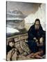 Henry Hudson And Son-John Collier-Stretched Canvas