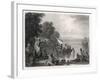 Henry Hudson Discovers the Hudson River-R.w. Weir-Framed Art Print