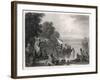 Henry Hudson Discovers the Hudson River-R.w. Weir-Framed Art Print