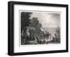 Henry Hudson Discovers the Hudson River-R.w. Weir-Framed Art Print