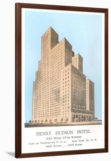 Henry Hudson Hotel, New York City-null-Framed Art Print
