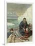 Henry Hudson is Cast Adrift-John Collier-Framed Art Print