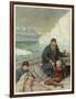 Henry Hudson is Cast Adrift-John Collier-Framed Art Print