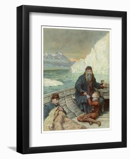 Henry Hudson is Cast Adrift-John Collier-Framed Art Print