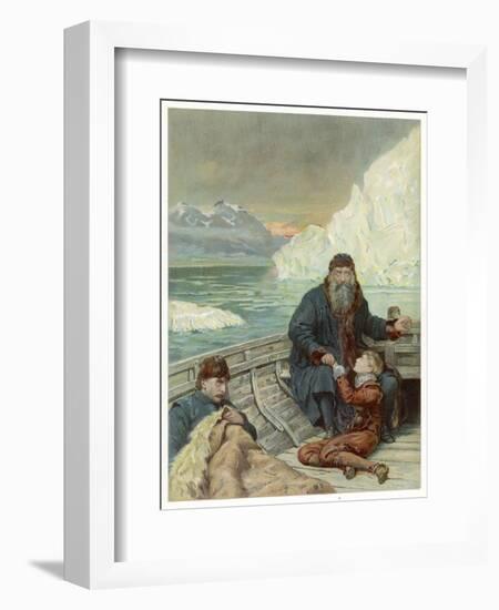 Henry Hudson is Cast Adrift-John Collier-Framed Art Print