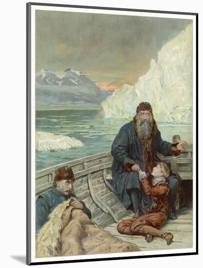 Henry Hudson is Cast Adrift-John Collier-Mounted Art Print