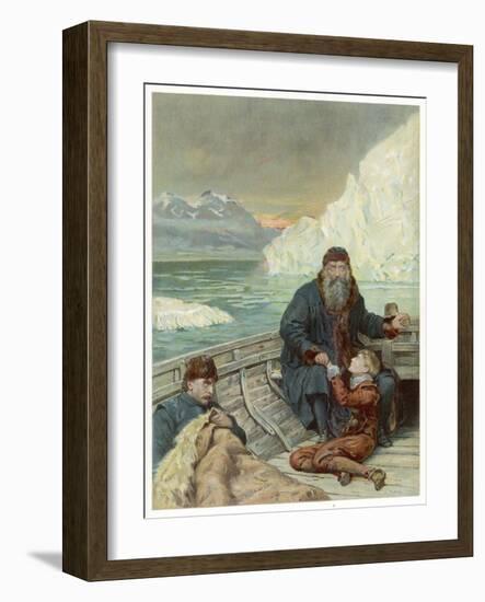 Henry Hudson is Cast Adrift-John Collier-Framed Art Print