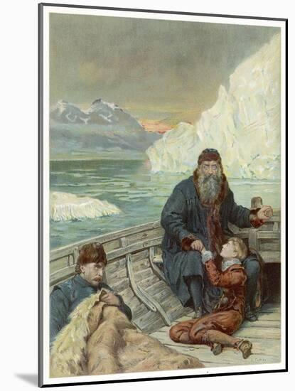 Henry Hudson is Cast Adrift-John Collier-Mounted Art Print