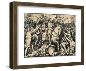 Henry I after Defeating Hungarians-null-Framed Giclee Print