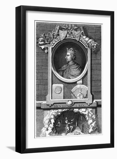 Henry I, King of England-George Vertue-Framed Giclee Print