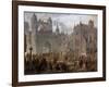 Henry II, 1519-59 King of France, entering Metz, France, 18 April 1552-Auguste Migette-Framed Giclee Print