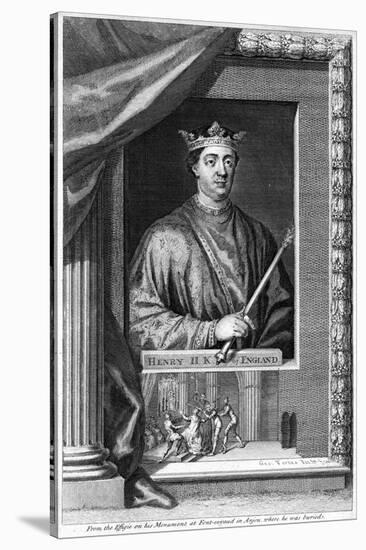 Henry II, King of England-George Vertue-Stretched Canvas