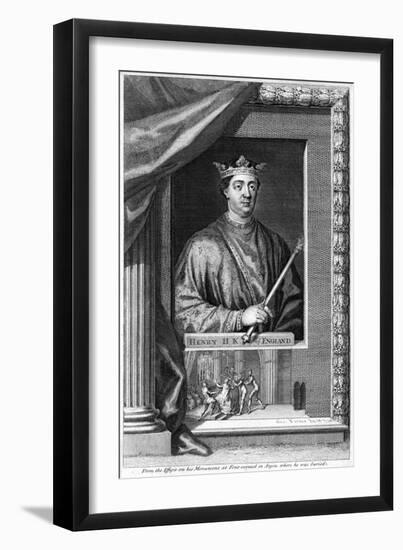 Henry II, King of England-George Vertue-Framed Giclee Print