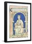 Henry II of England (From the Historia Anglorum, Chronica Major)-Matthew Paris-Framed Giclee Print