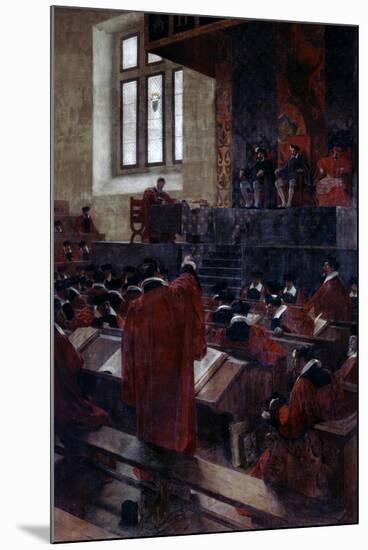 Henry II of France and Anne Du Bourg, 10 June 1559 (19Th/Early 20th Centur)-Jean-Paul Laurens-Mounted Giclee Print