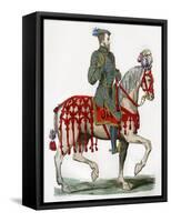 Henry II of France, as Captain of the Light Cavalry, 16th Century (1882-188)-Chevignard Chevignard-Framed Stretched Canvas