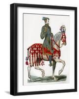 Henry II of France, as Captain of the Light Cavalry, 16th Century (1882-188)-Chevignard Chevignard-Framed Giclee Print