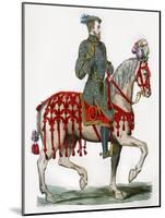 Henry II of France, as Captain of the Light Cavalry, 16th Century (1882-188)-Chevignard Chevignard-Mounted Giclee Print