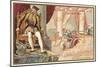 Henry II of France Killed at a Tournament by Gabriel Montgomery, 1559-null-Mounted Giclee Print