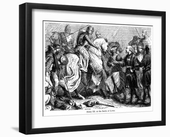 Henry III at the Battle of Lewes, 14th May 1264-Felix Henri Emmanuel Philippoteaux-Framed Giclee Print