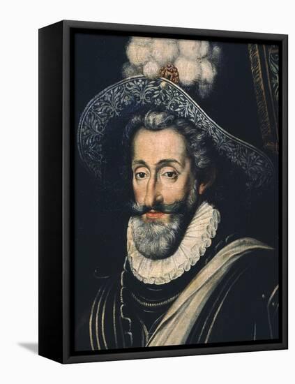 Henry IV, 1553-1610 Bourbon King of France and Navarre, 17th Century-null-Framed Stretched Canvas