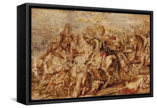 Henry IV (1553-1610) in the Battle of Ivry-Peter Paul Rubens-Framed Stretched Canvas