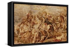 Henry IV (1553-1610) in the Battle of Ivry-Peter Paul Rubens-Framed Stretched Canvas