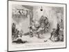 Henry IV, Act II Scene Iv: Falstaff Giving His Account of the Affair at Gadshill-George Cruikshank-Mounted Art Print