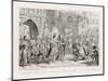 Henry IV, Act V Scene V: Sir John Falstaff Receiving a Most Unexpected Rebuke from King Henry V-George Cruikshank-Mounted Art Print