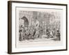 Henry IV, Act V Scene V: Sir John Falstaff Receiving a Most Unexpected Rebuke from King Henry V-George Cruikshank-Framed Art Print