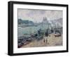 Henry IV Bridge, Paris, c.1918-Gustave Loiseau-Framed Giclee Print