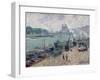 Henry IV Bridge, Paris, c.1918-Gustave Loiseau-Framed Giclee Print