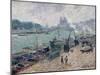 Henry IV Bridge, Paris, c.1918-Gustave Loiseau-Mounted Giclee Print