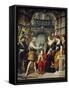 Henry Iv Entrusts the Regency to the Queen-Peter Paul Rubens-Framed Stretched Canvas