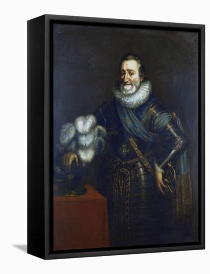 Henry IV, First Bourbon King of France, C1589-1610-Jacob Bunel-Framed Stretched Canvas